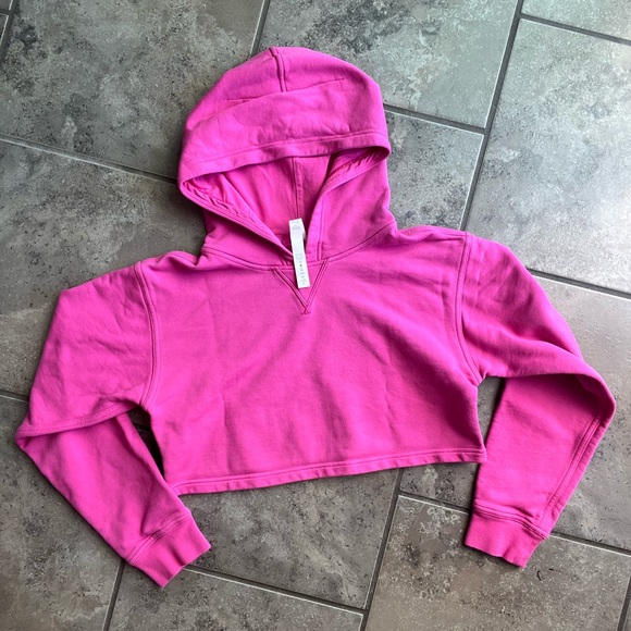 Sonic pink cropped lululemon hoodie ! - Picture 3 of 3